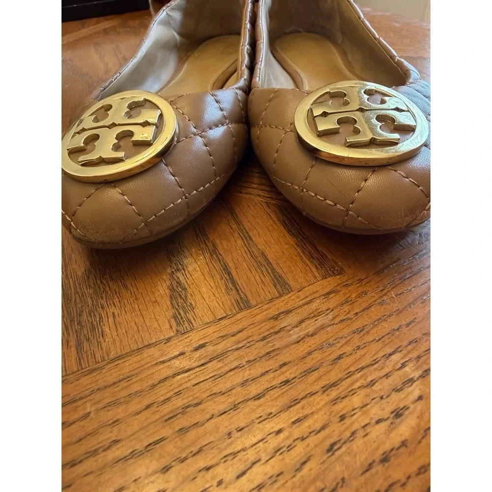 Tory Burch Quilted Ballet Flats Size 7.5